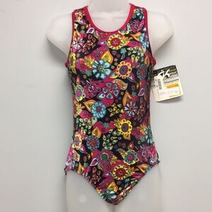 GK Elite Sportswear Girls  Gymnastics Leotard